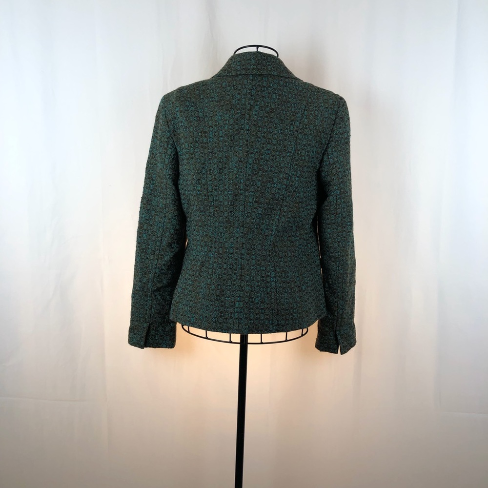 Sigrid Olsen Tweed Jacket Button Front Pockets 6 - image 7